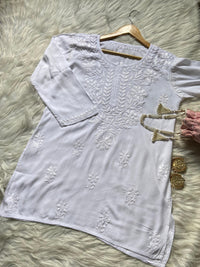 PREMIUM SPECIAL LIGHT WEIGHT OMBRE DYED RAYON SHORT TOP