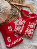 Inayat Rayon Flower Embroidered Combo