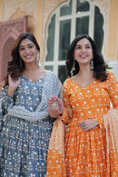 Premium Digital Print Kurti With Pant & Dupatta set