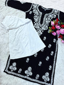 Heavy handwork Fine rich Modal soft Kurta with bottom