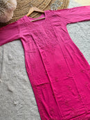 Rangrez Handcraft Embroidered Pastel’s Shades Kurti + Plazzo