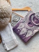 Adorable Viscose Boat Neck dori With Pant