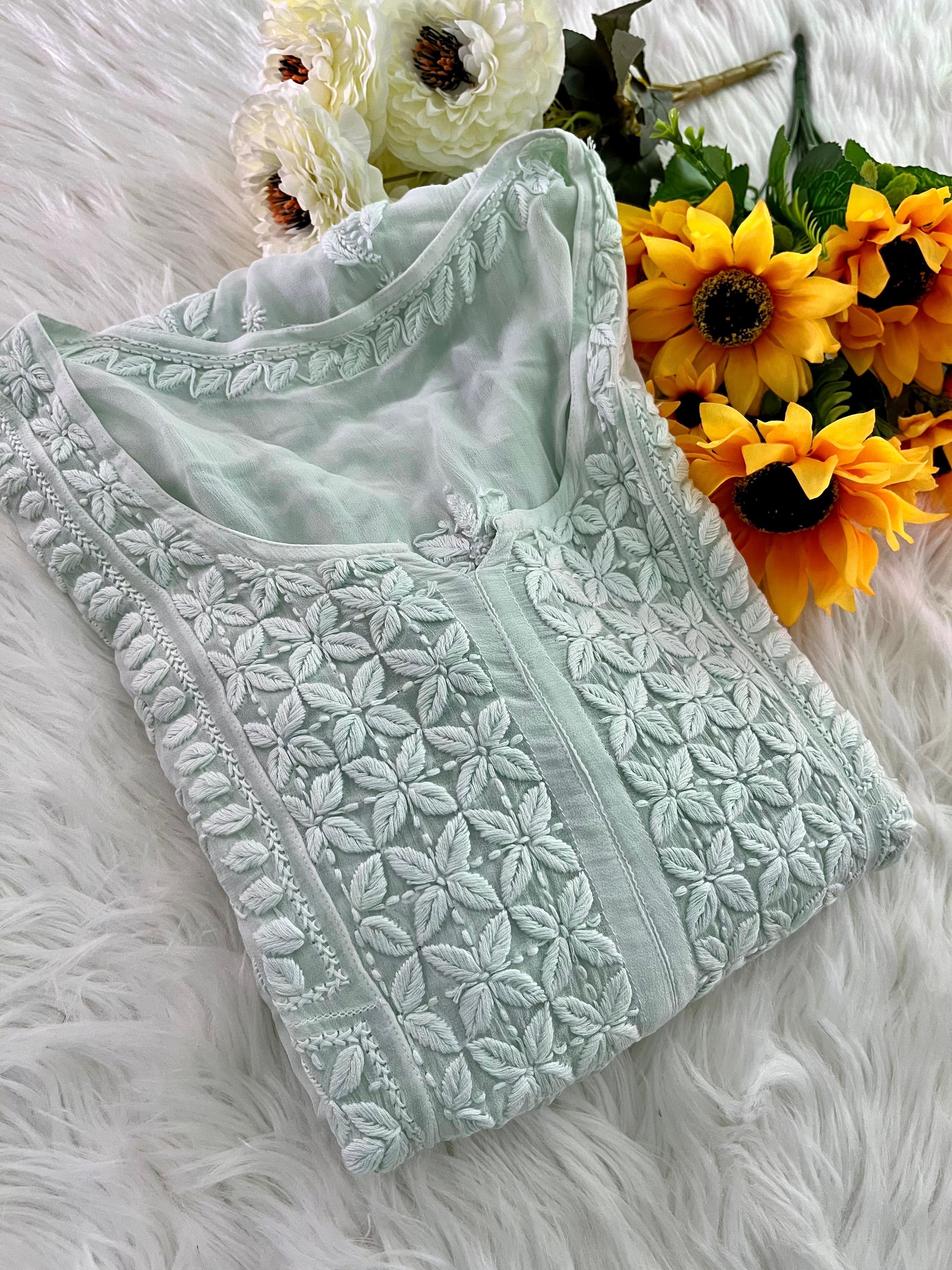 Viscose Grace With Dori 3d Work Kurta