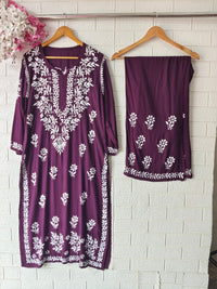 Premium fine chikankari work sets