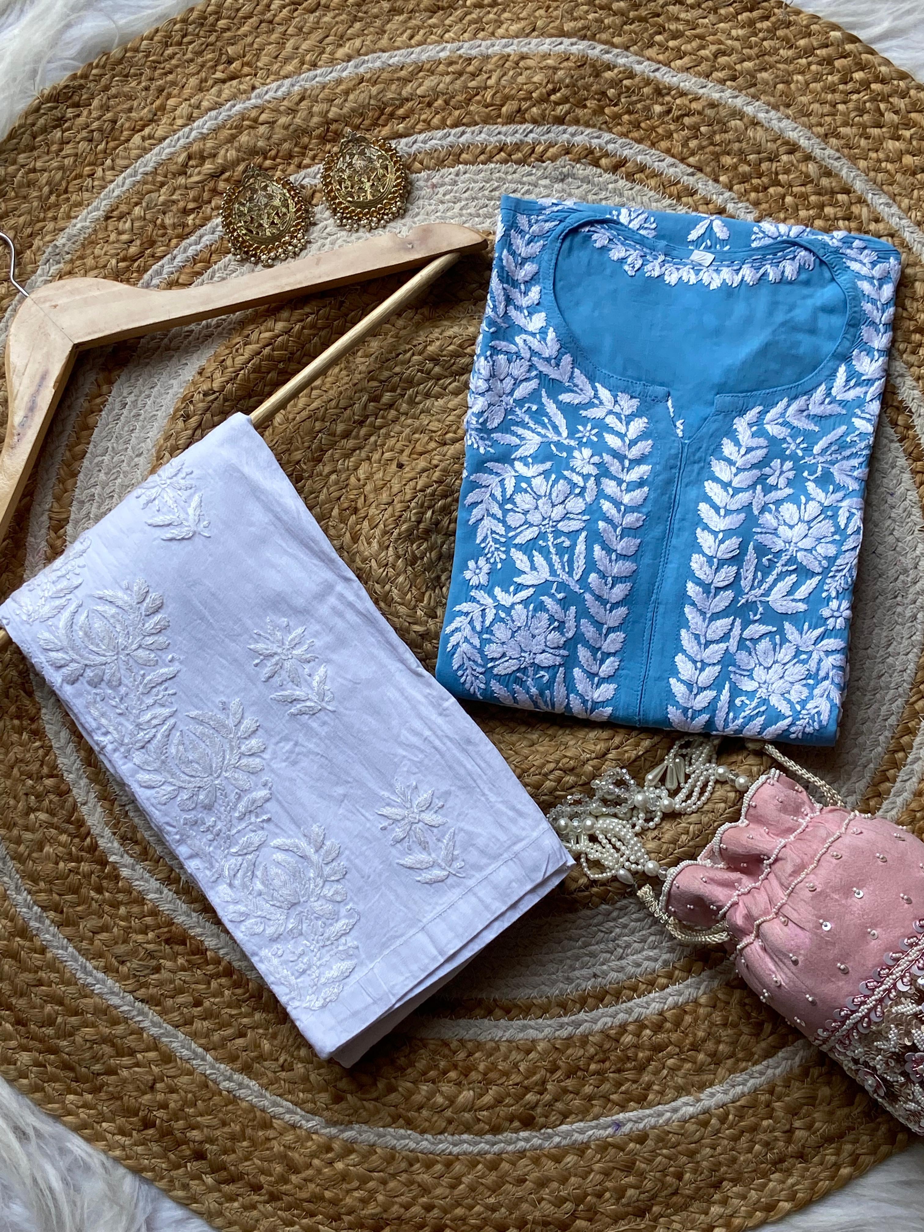 Anaya Heavy Work Modal Pure Cotton Kurta