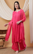 Rangrez Handcrafted Soft Rayon 3pc Ombre Set