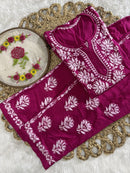 Rayon Short Kurta with pant