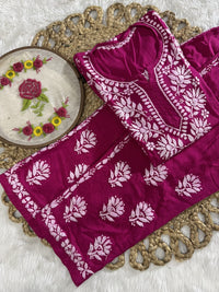 Rayon Short Kurta with pant