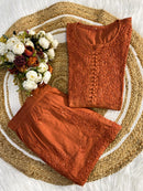 Pure Mul Mul dyed Co-ord Set