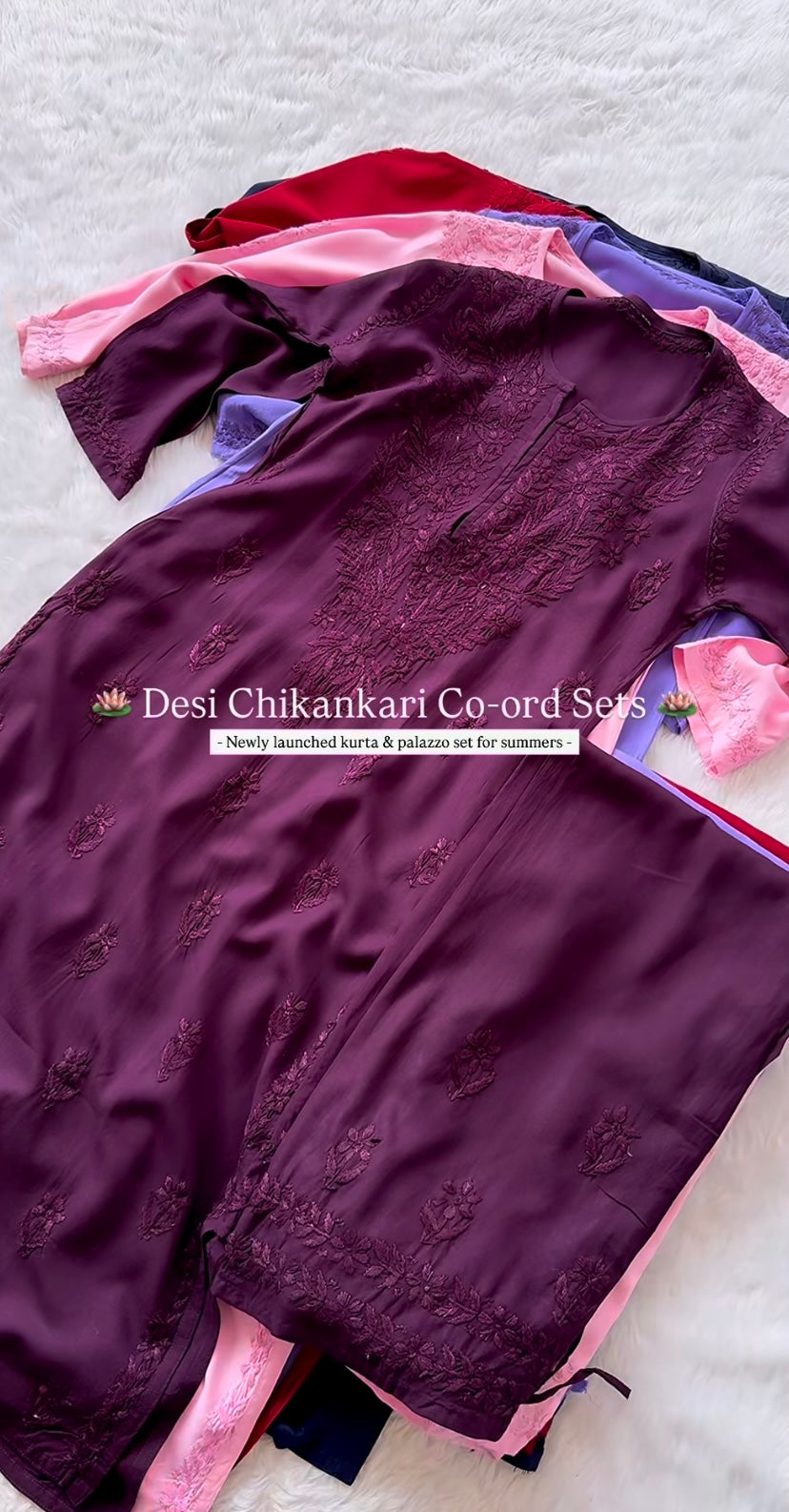 Rangrez Soft Chikanhandwork Combo