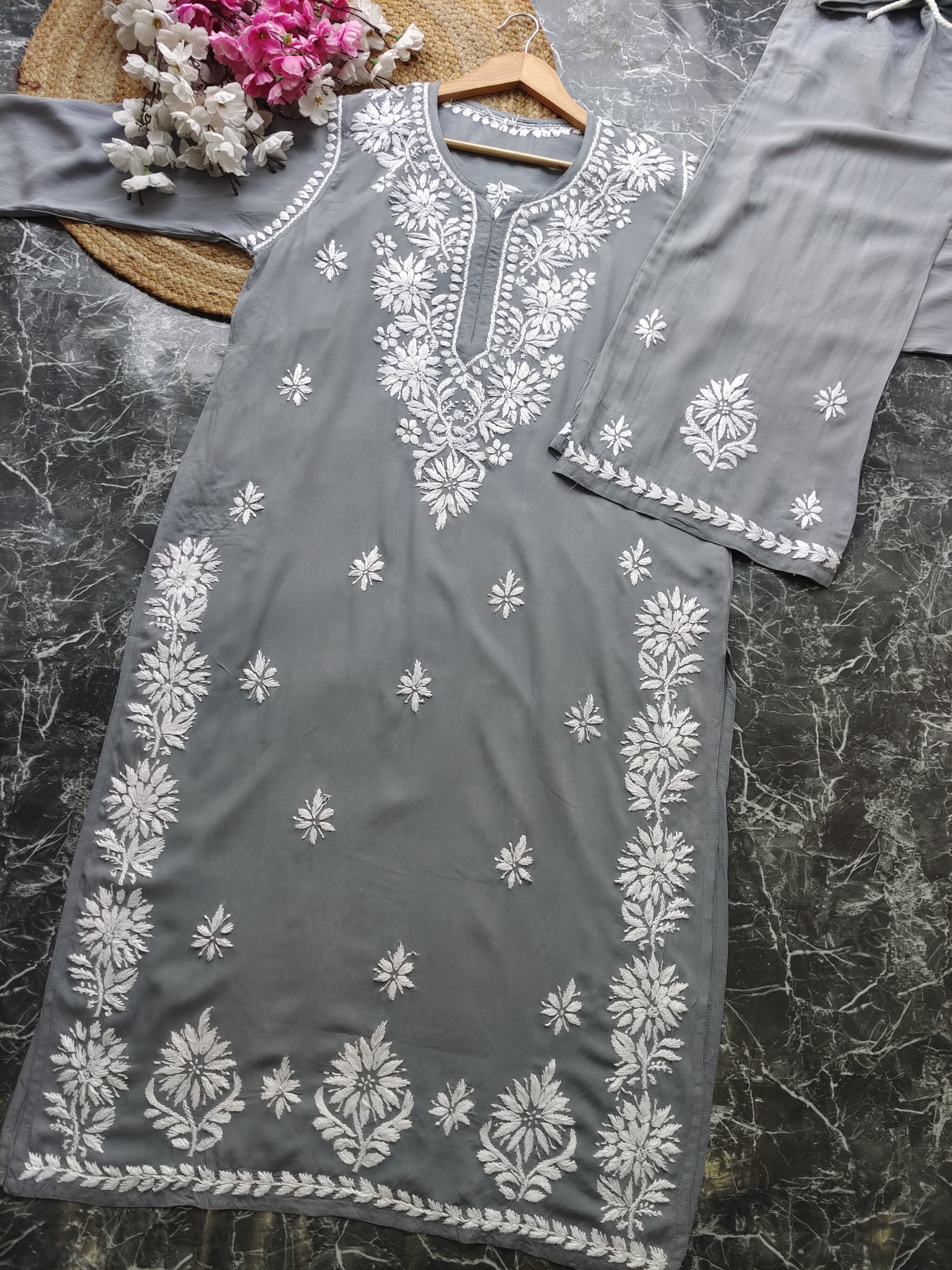 Premium Modal Crafted Chikankari set