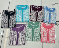 Non transparent Pure Handwork Modal Cotton Kurta