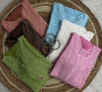 Viscose Kurti 70 Gram Anchor Thread 3D Work & Viscose Piazo Anchor Thread