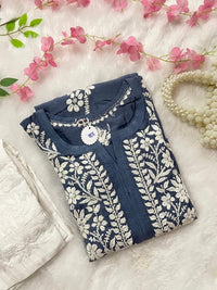 3D Muslin Batson Edition Kurta