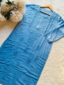 Ombre Modal Cotton Kurta With lais Pant