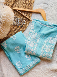 Inayat Rayon Flower Embroidered Combo