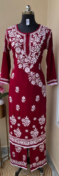 Handwork Heavy Modal Plazzo Combo