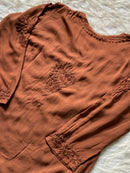 Heavy Work Soft Dyeable modal Plazzo set