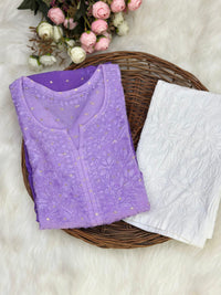 Sona Booti Chanderi Dyed Kurtis