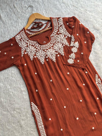 Adorable Viscose Boat Neck dori With Pant