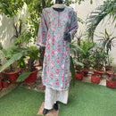 Straight Fit Rayon Print Kurta