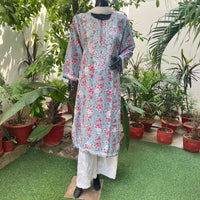 Straight Fit Rayon Print Kurta