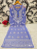 Heavy Gala Daman Mirror Kurta with inner