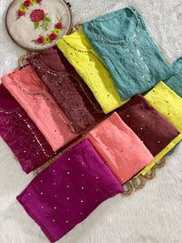 Kota 3pc Fully Muqaish Worked Set