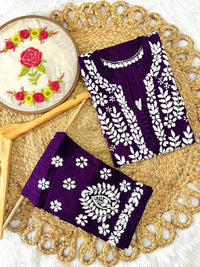 Premium Cotton Short Kurti & Pant