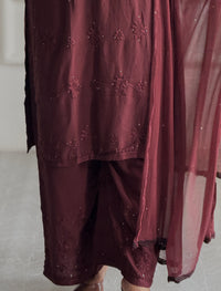 Zoya Handmade with Muqaish Soft 3pc Rayon Set