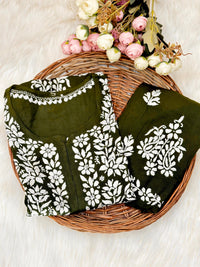 Buta embroidered Ghaspatti Kurta and plazzo