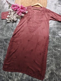 Soft Rayon Long All day wear Kurtis