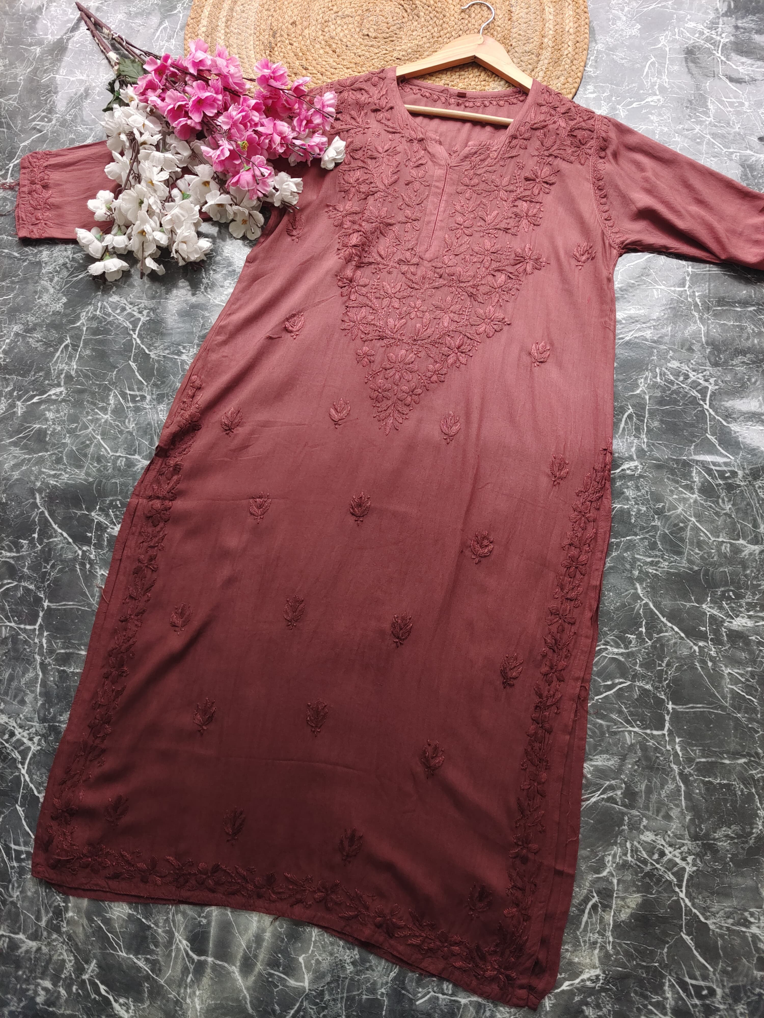 Soft Rayon Long All day wear Kurtis