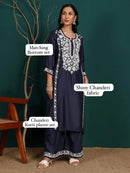 Zara Chanderi Festive Elegance Set
