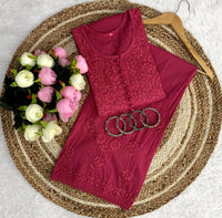 Lace Design Ghaspatti 3d worked chikankari