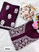 Heavy Handwork Kurti Combo with potli