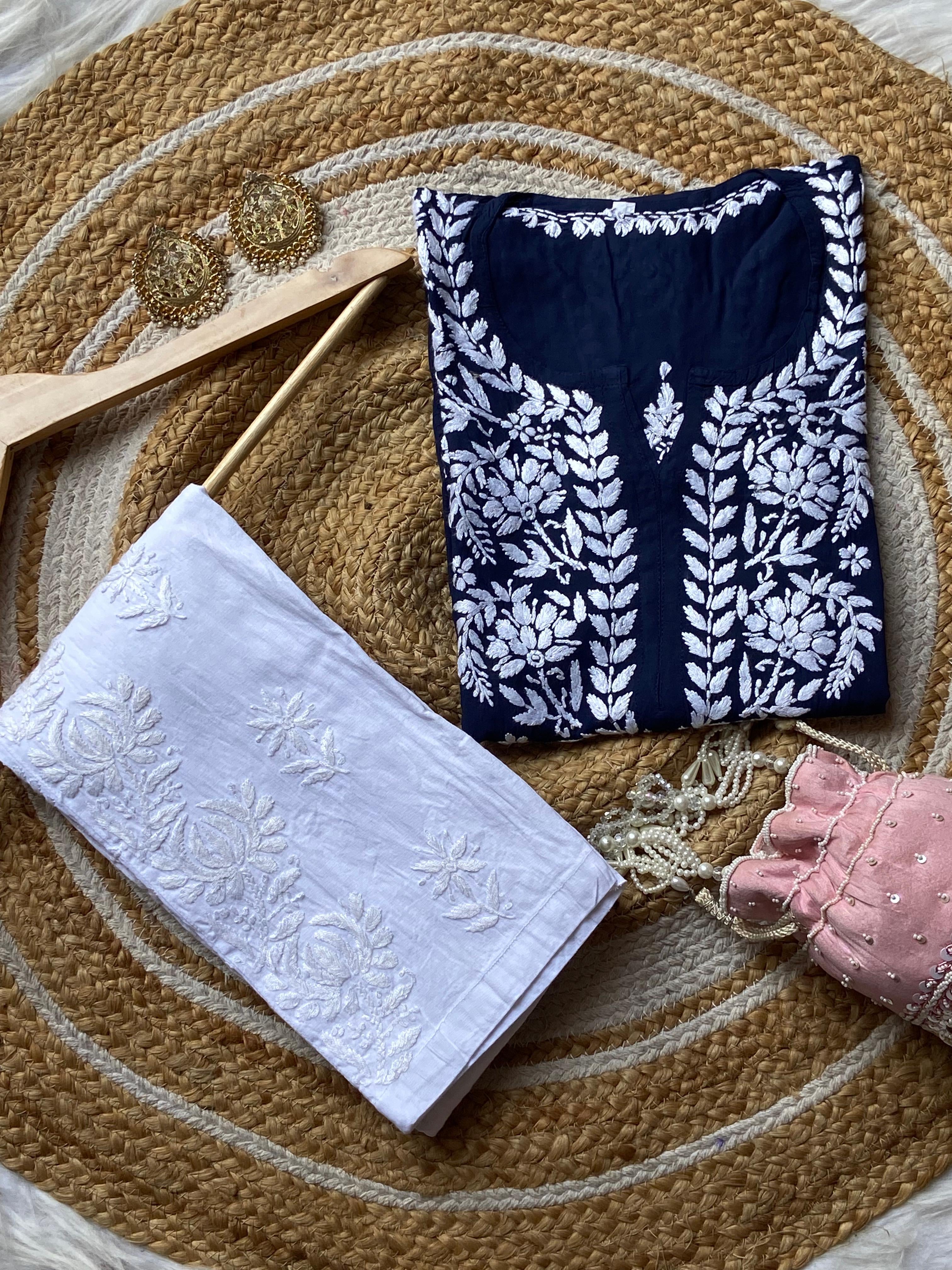 Anaya Heavy Work Modal Pure Cotton Kurta