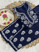 Rayon Short Kurta with pant