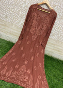 Heavy Viscose Front and Back side Worked Kurta