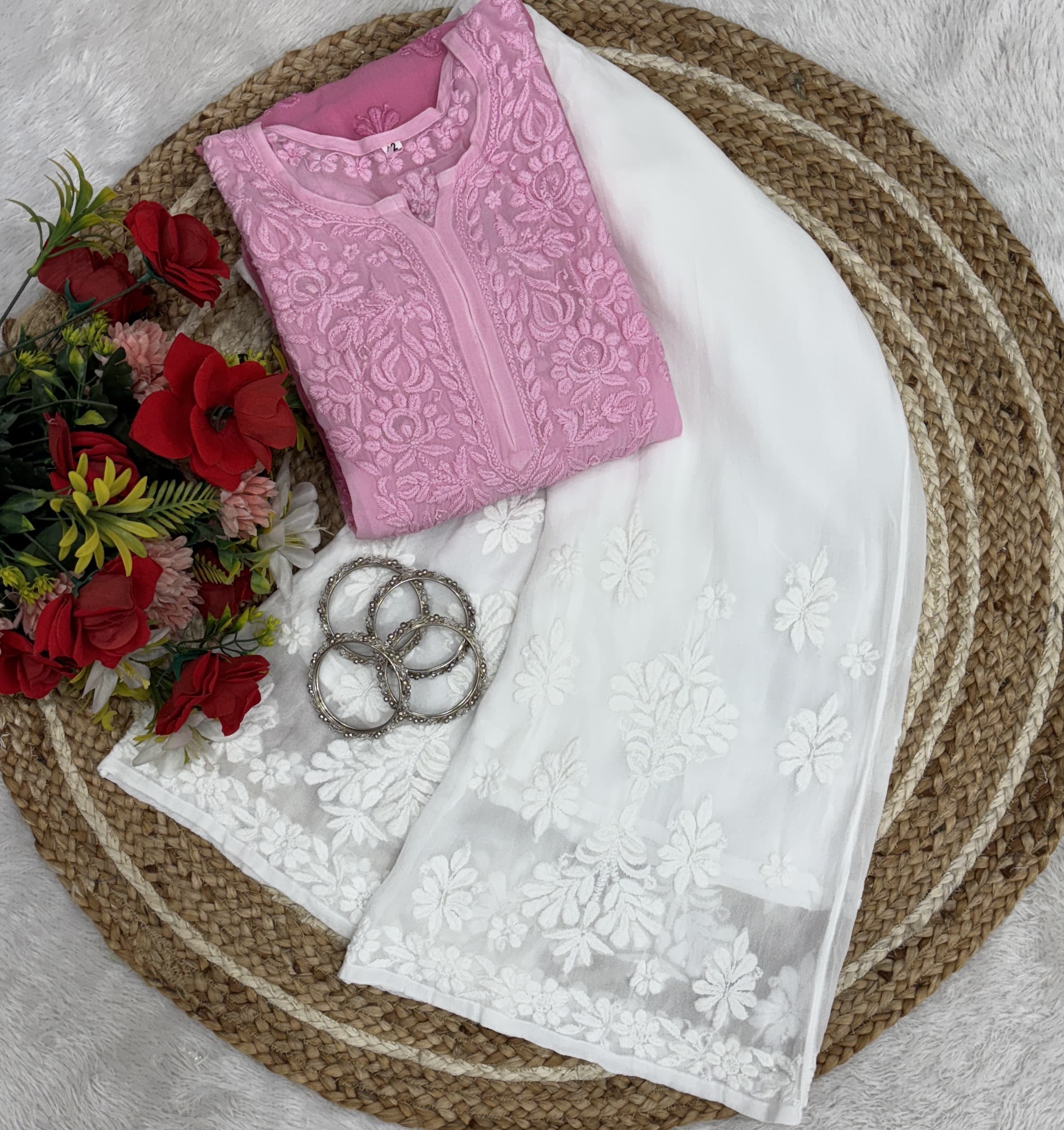 Viscose Kurti 70 Gram Anchor Thread 3D Work & Viscose Piazo Anchor Thread