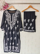 Premium fine chikankari work sets