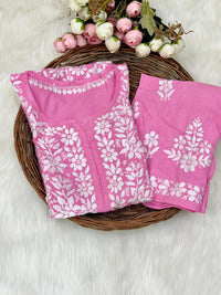 Buta embroidered Ghaspatti Kurta and plazzo