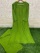 Heavy Rayon Silk Kurta with plazzo