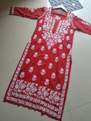 Modal Heavy work Iddat Chikankari Kurta