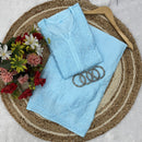 Lucknowi Chikankari Chanderi Rose Design Kurti & Plazo Set