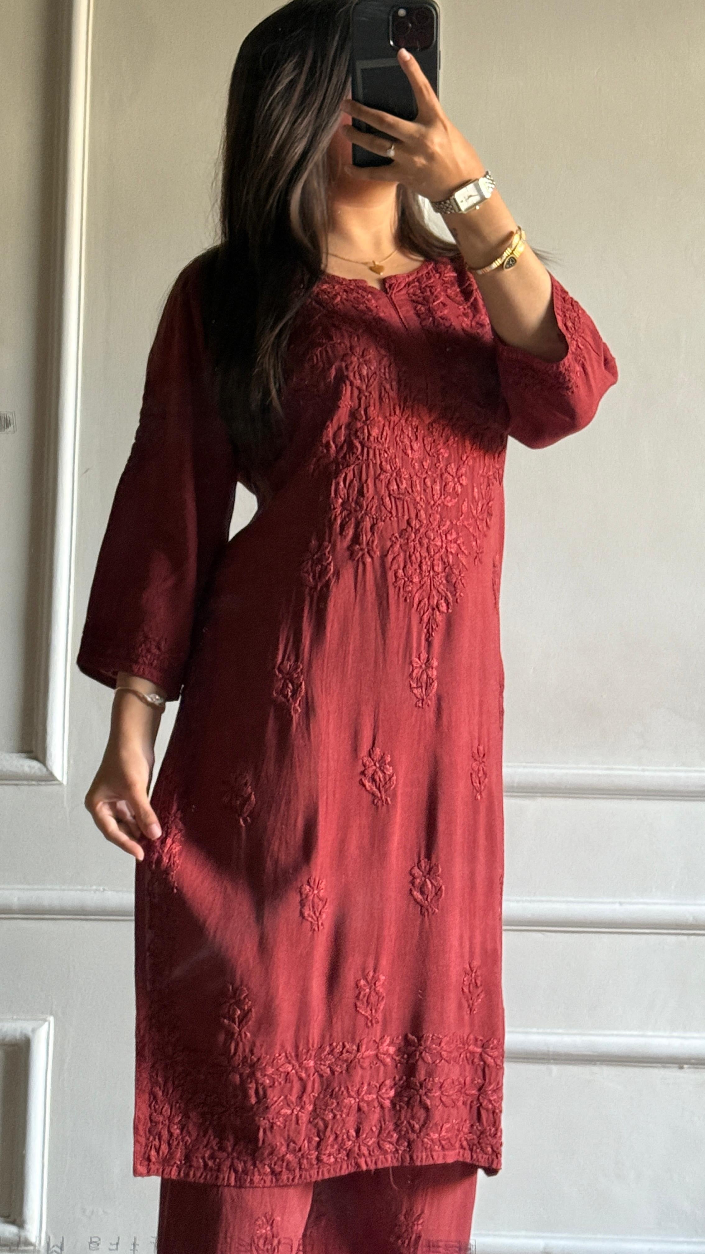 Anaya Heavy Daman Rayon Plazzo Set