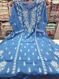 Mul Mul Dobi Cotton Plus Size Gown