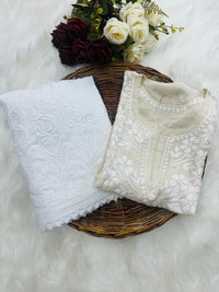 Soft Modal Hand embroidered Short Top