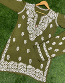 Cool & Fancy Co-rd Set heavy work rayon set