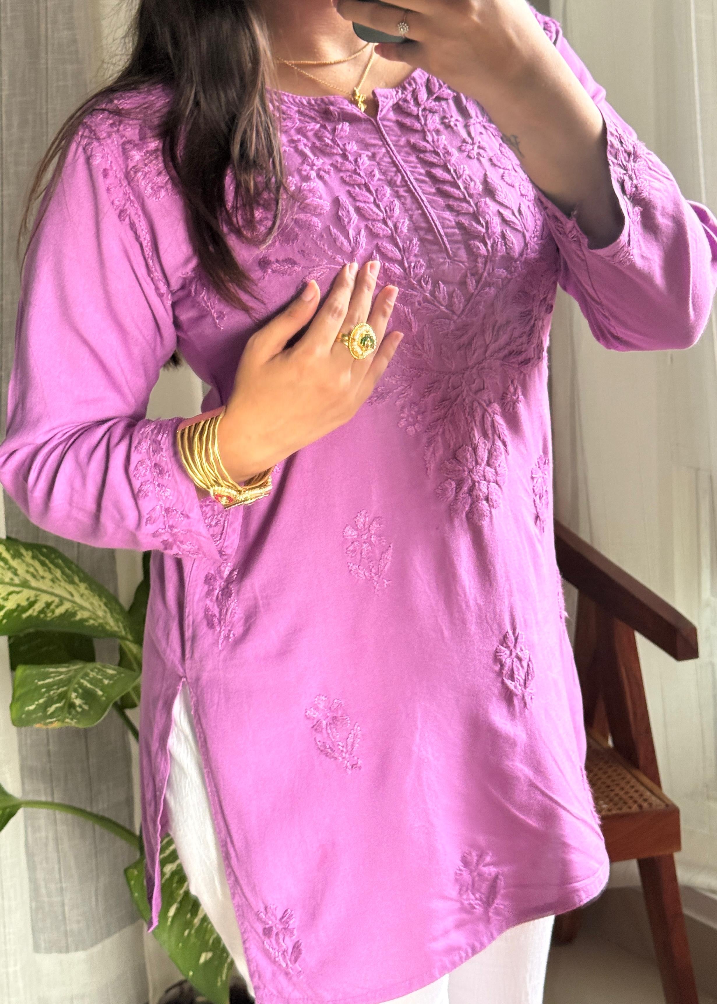 PREMIUM SPECIAL LIGHT WEIGHT OMBRE DYED RAYON SHORT TOP